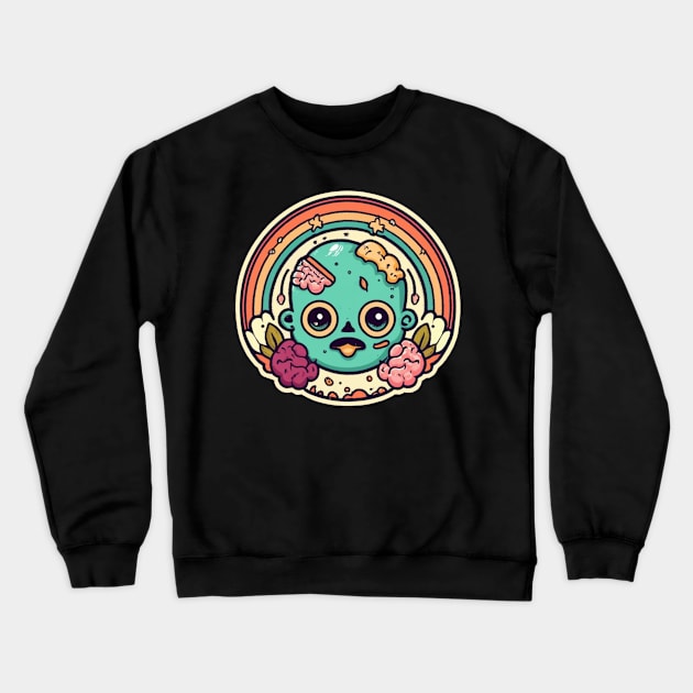 cute little zombie Crewneck Sweatshirt by Majkel&Majkel